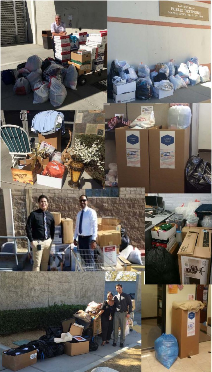 SBCPAA collects 1,000 household items for Veterans - SBCPAA News